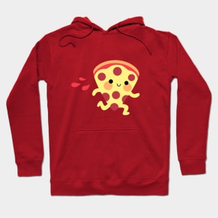 Cute running pizza slice Hoodie